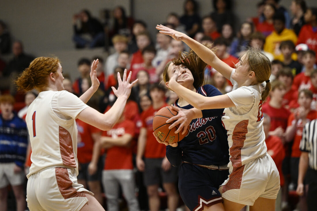 Bishop Miege knocks Eudora girls out of substate basketball tournament
